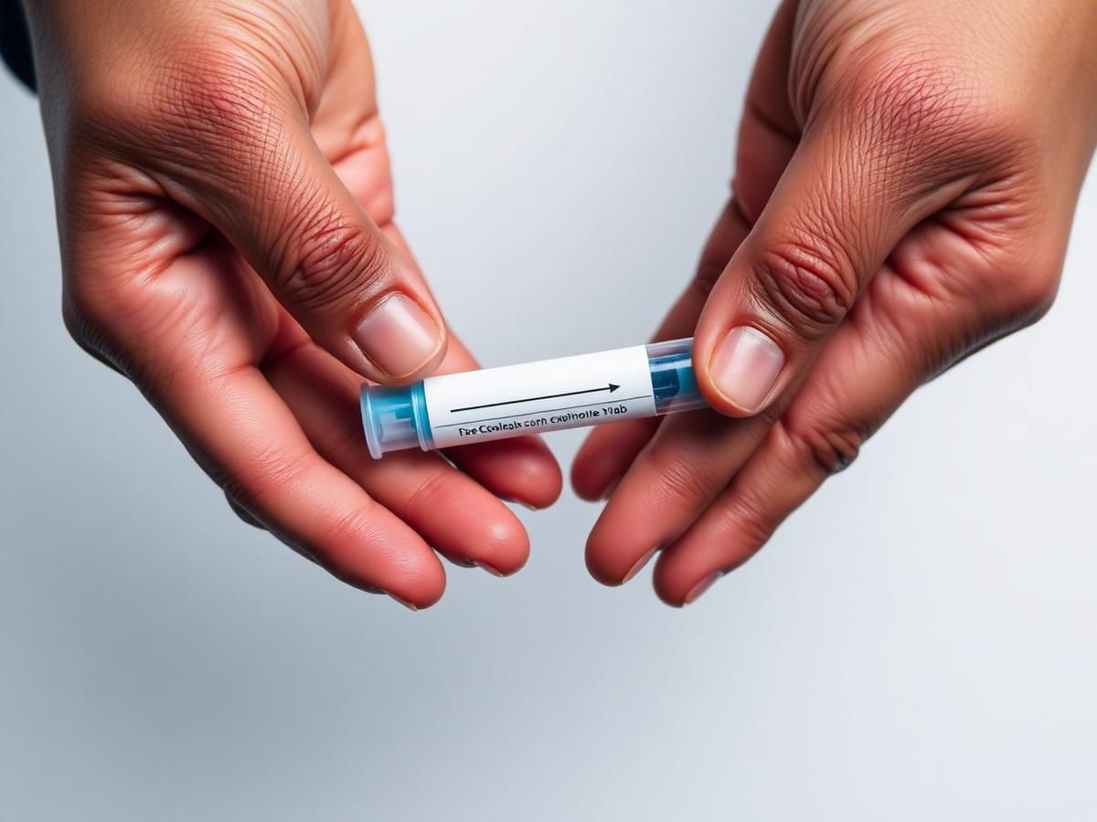 Cheek swab collection